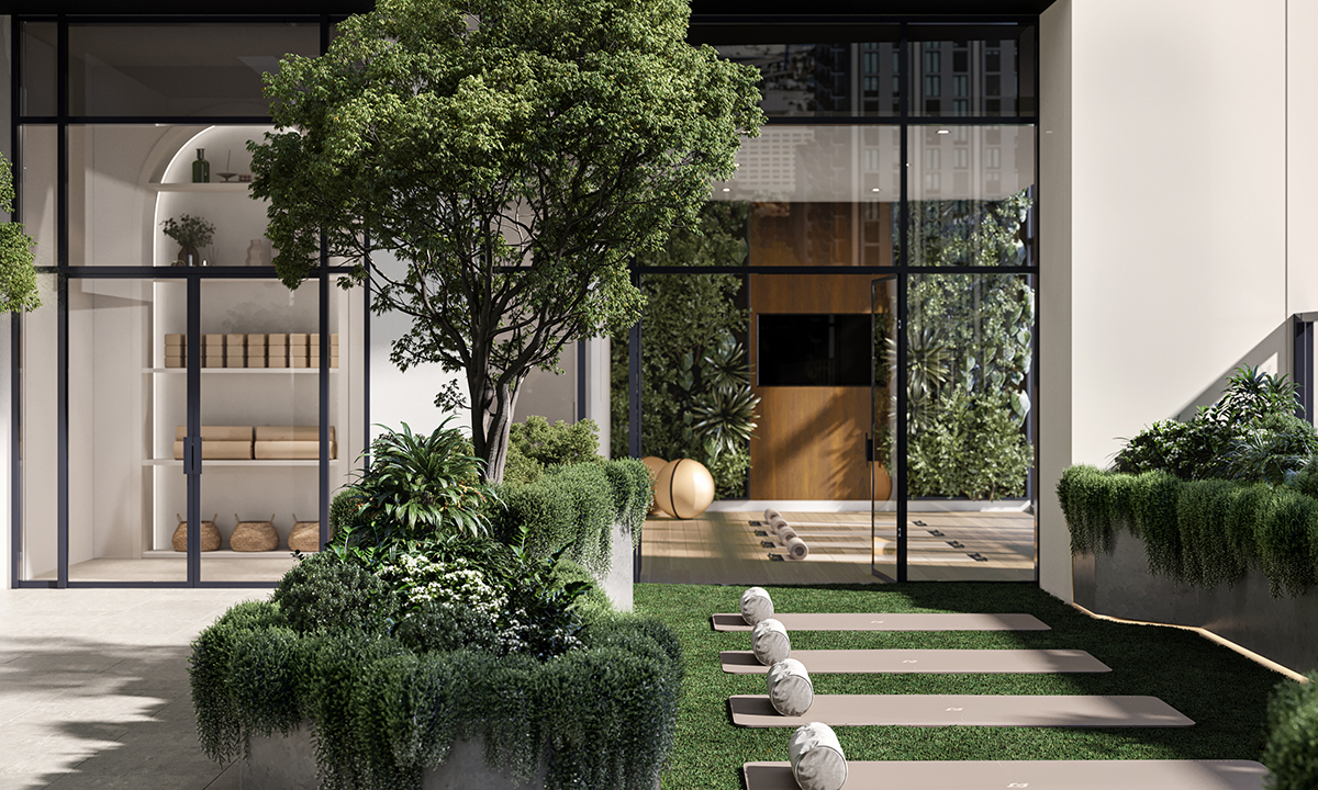 HUB Miami_Residence_Outdoor Yoga_1